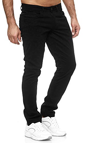 Tazzio Jeans Slim Fit Herren Jeanshose Stretch Designer Hose Destroyed Denim 165251 Schwarz 36/32 von Tazzio