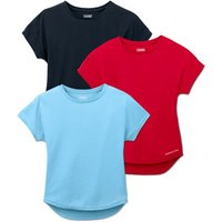 3 Mädchen-Funktionsshirts mit recyceltem Material von Tchibo