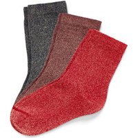 3 Paar Kinder-Glitzersocken von Tchibo