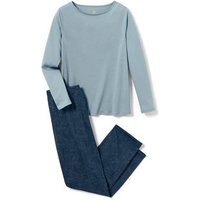 Jersey-Pyjama, blau von Tchibo