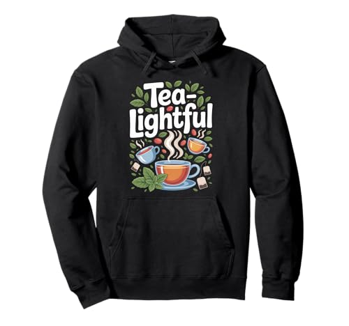 Teelichter, gemütliches Brau-Enthusiasten-Design Pullover Hoodie Teelichter, gemütliches Brau-Enthusiasten-Design Pullover Hoodie von Tea Enthusiasts Delightful Herbal Brew