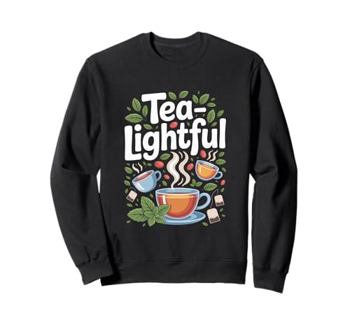 Teelichter, gemütliches Brau-Enthusiasten-Design Sweatshirt Teelichter, gemütliches Brau-Enthusiasten-Design Sweatshirt von Tea Enthusiasts Delightful Herbal Brew