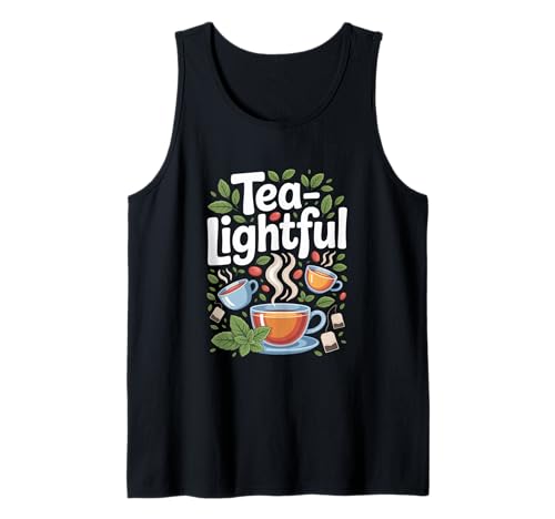 Teelichter, gemütliches Brau-Enthusiasten-Design Tank Top Teelichter, gemütliches Brau-Enthusiasten-Design Tank Top von Tea Enthusiasts Delightful Herbal Brew