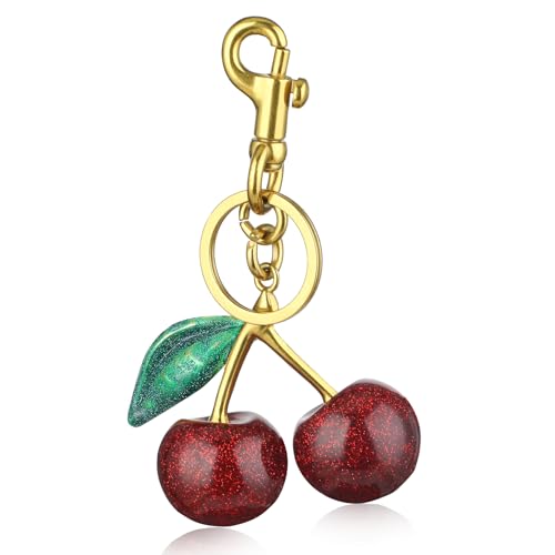 Kirsch Anhänger für Geldbörsen, Taschen Charms Taschenanhänger Kirsche Bag Charms Taschen Anhänger Vielseitiger Kirsch Schlüsselanhänger für Damen Geldbörsen Taschen Handtaschen Kirsch Anhänger für Geldbörsen, Taschen Charms Taschenanhänger Kirsche Bag Charms Taschen Anhänger Vielseitiger Kirsch Schlüsselanhänger für Damen Geldbörsen Taschen Handtaschen von Teaaha