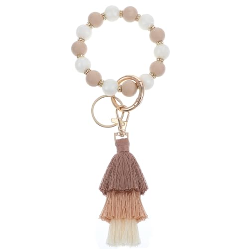 Teaaha Silikon Perlen Armband Schlüsselanhänger, Schlüsselanhänger Perlen, Schlüsselbund, Autoschlüsselanhänger Mit Perlen Für Damen, SchlüsselanhängerArmband, AutoSchlüsselanhänger Mit Fransen Teaaha Silikon Perlen Armband Schlüsselanhänger, Schlüsselanhänger Perlen, Schlüsselbund, Autoschlüsselanhänger Mit Perlen Für Damen, SchlüsselanhängerArmband, AutoSchlüsselanhänger Mit Fransen von Teaaha