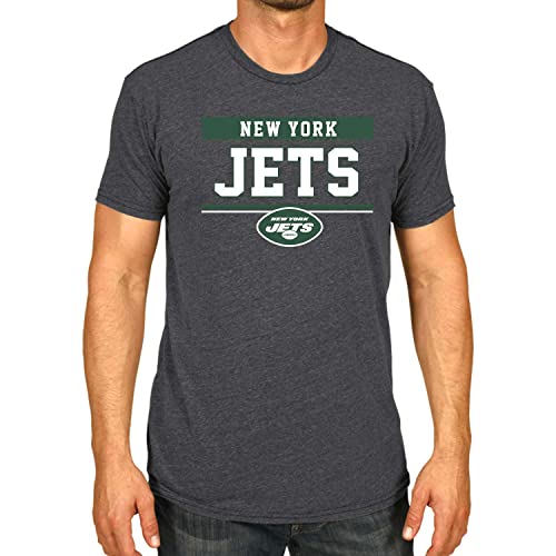 NFL Kurzarm-T-Shirt, anthrazit, Erwachsenen-Sport-T-Shirt, Team-Ausrüstung für Damen und Herren von Team Fan Apparel