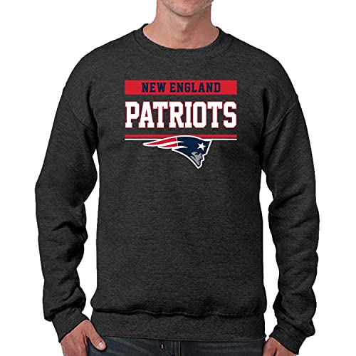 NFL Langarm-Sweatshirt, Gameday-Kleidung, Unisex, Rundhalsausschnitt, Sweatshirt für Damen und Herren von Team Fan Apparel