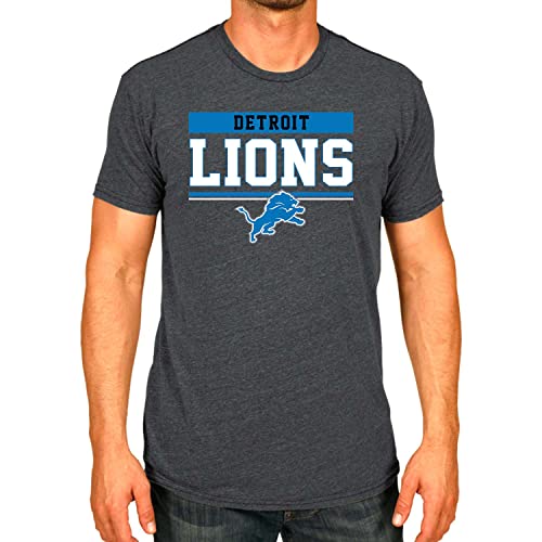 Team Fan Apparel NFL Adult Gameday Tagless T-Shirt - Baumwollmischung - Anthrazit - Maschinenwaschbar - Erleben Sie Komfort und von Team Fan Apparel