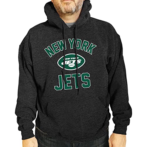 Team Fan Apparel NFL Gameday Kapuzen-Sweatshirt für Erwachsene, Poly-Fleece-Baumwoll-Mischgewebe, bleiben Sie warm und repräsentieren Sie Ihr Team mit Stil von Team Fan Apparel