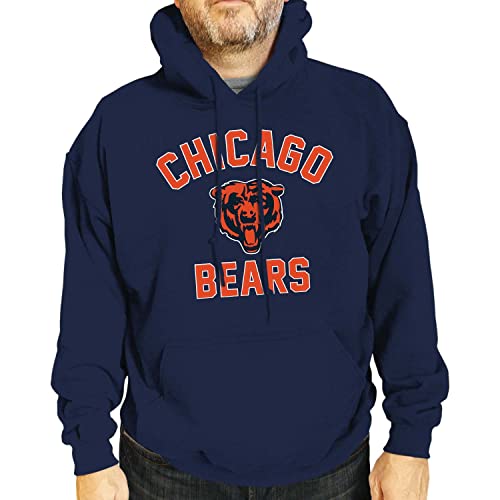 Team Fan Apparel NFL Gameday Kapuzen-Sweatshirt für Erwachsene, Poly-Fleece-Baumwoll-Mischgewebe, bleiben Sie warm und repräsentieren Sie Ihr Team mit Stil von Team Fan Apparel