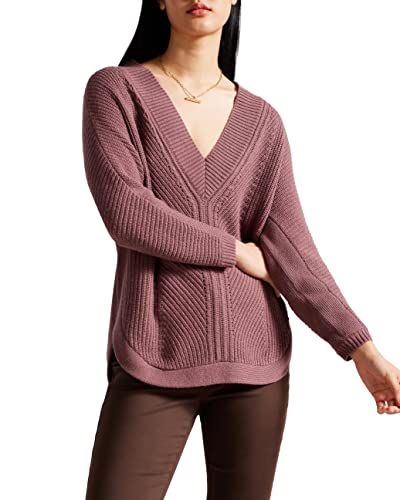 Ted Baker Damen Lerissa Pullover, Taupe, 42 von Ted Baker