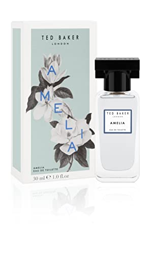 Ted Baker Floret Amelia EDT, Rhabarber- und Magnolien-Kopfnoten mit Tonka- und Ahorn-Basisnoten, Glasflasche, Amelia-Duft, 30ml von Ted Baker