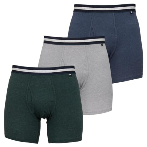 Ted Baker Herren-Boxershorts Dreierpack - Dunkler Denim/Grau/Skarabäus - M von Ted Baker