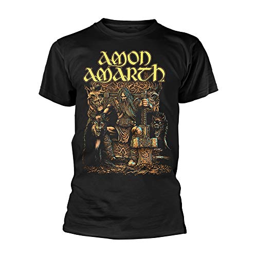 Amon Amarth Thor offiziell Männer T-Shirt Herren (Large) von Tee Shack