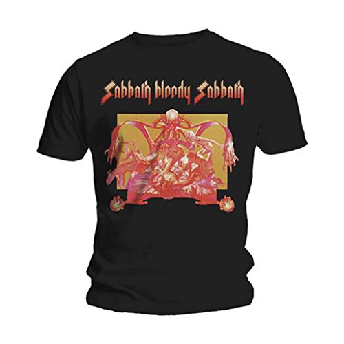 Black Sabbath Bloody Sabbath 1 Ozzy Osbourne offiziell Männer T-Shirt Herren (Small) von Tee Shack