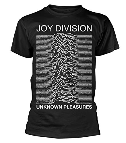 Joy Division Unknown Pleasures Ian Curtis offiziell Männer T-Shirt Herren (Large) von Tee Shack