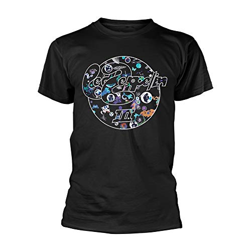 Led Zeppelin Iii Circle offiziell Männer T-Shirt Herren (Medium) von Tee Shack