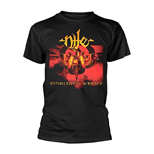 Nile Annihilation of The Wicked offiziell Männer T-Shirt Herren (Large) von Tee Shack