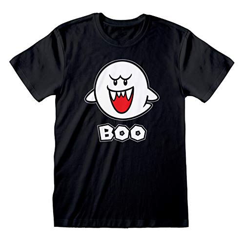 Super Mario Boo offiziell Männer T-Shirt Herren (X-Large) von Tee Shack