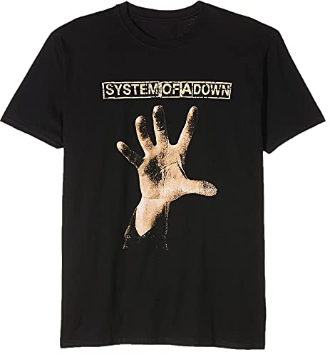 System of a Down Hand Heavy Metal Rock offiziell Männer T-Shirt Herren (XX-Large) von Tee Shack