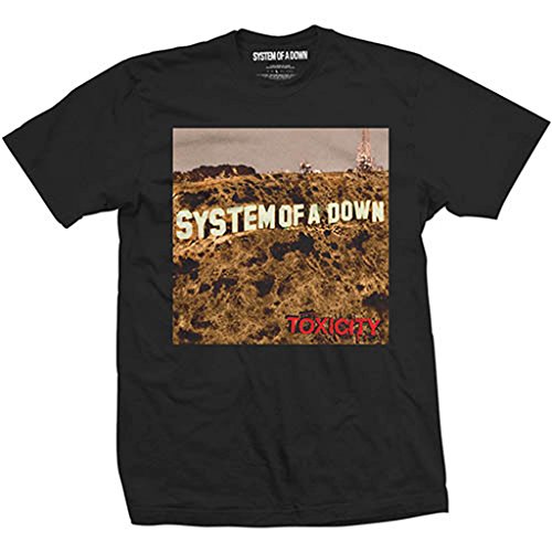 System of a Down Toxicity Heavy Metal Rock offiziell Männer T-Shirt Herren (Large) von Tee Shack