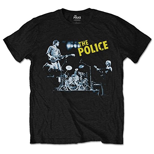 The Police Live In Concert Sting Rock offiziell Männer T-Shirt Herren (X-Large) von Tee Shack