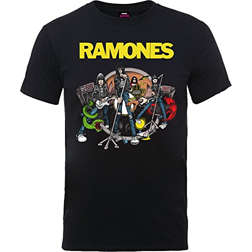 The Ramones Road to Ruin Punk Rock offiziell Männer T-Shirt Herren (Large) von Tee Shack