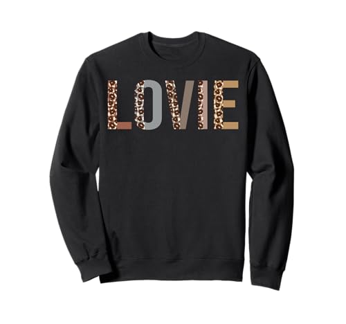 Lovie Leopard Print Mama Niedlich Muttertag Lustige Oma Sweatshirt Lovie Leopard Print Mama Niedlich Muttertag Lustige Oma Sweatshirt von TeeaxArt Mothers Day Leopard Gifts