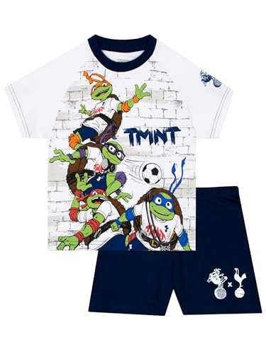 TEENAGE MUTANT NINJA Turtles x Tottenham FC Pyjamas | Fussball Schlafanzug Jungen | TMNT Pyjamas 104 von TEENAGE MUTANT NINJA