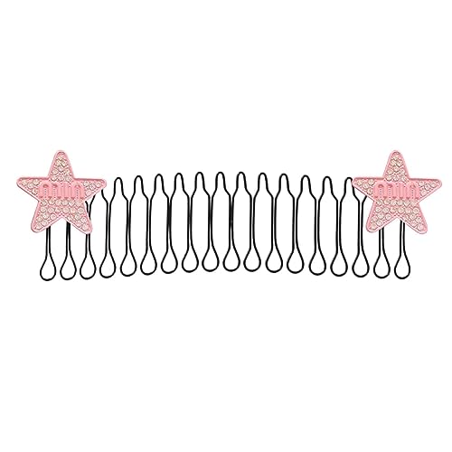 Gebrochener Haarkamm für Mädchen | Hochzeits-Haarkamm Clip | Dehnbare Strass Stern Broken Hair Hairpin Clip Für Twist Hair Organizer Artefakt Teksome von Teksome