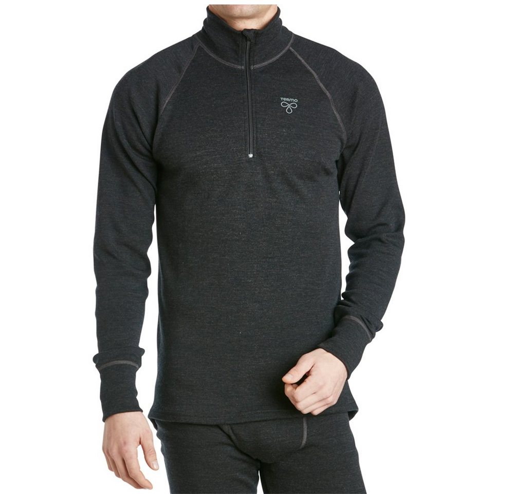 Termozeta Funktionsshirt TERMO - Wool Light 2.0 Turtle-neck - Merino Herren Zip Longshirt von Termozeta