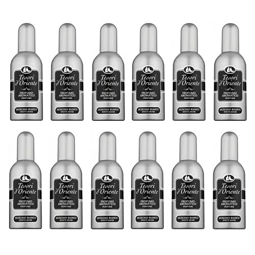 12x Tesori d'Oriente Profumo EDT Düfte Muschio Bianco Parfüm Weißer Moschus 100ml Eau de Toilette von Tesori d'Oriente