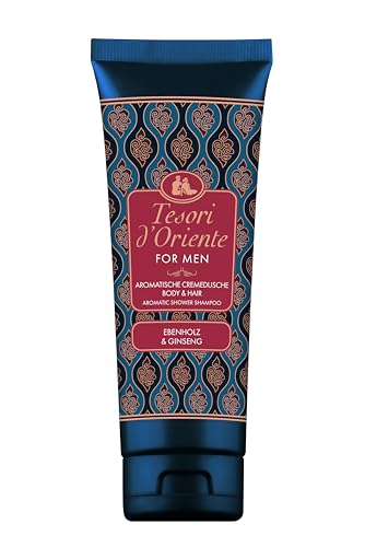 Tesori d'Oriente | Cremedusche Body & Hair 'Ebenholz und Ginseng' | For MEN | Aromatische Cremedusche zur Körper- und Haarpflege | Ritual für Körper & Sinne | 250ml Tesori d'Oriente | Cremedusche Body & Hair 'Ebenholz und Ginseng' | For MEN | Aromatische Cremedusche zur Körper- und Haarpflege | Ritual für Körper & Sinne | 250ml von Tesori d'Oriente