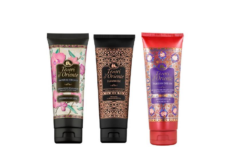 Tesori d´Oriente Duschcreme Cremedusche Vielfaltspaket Imperial Orchid Hammam Persian Dream von Tesori d´Oriente