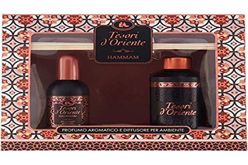 Tesori D'oriente Geschenkbox Aromatischer Duft 100 ml + Aroma-Diffusor für Räume 200 ml, 1 Stück von Tesori d'Oriente