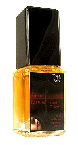 Teufelsküche Patchouli "Sweet Opium", Eau de Parfum für Herren, Gothic Parfum, Vaporisateur/Spray, 25 ml Glasflakon, Gotik Patchouly von Teufelsküche