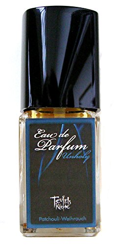 Teufelsküche Patchouli "Unholy", Patchouli Weihrauch, Eau de Parfum für Herren, Gothic Parfum, Vaporisateur/Spray, 25 ml Glasflakon, Gotik Patchouly von Teufelsküche