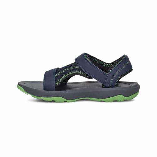 TEVA Psyclone XLT Unisex-Sandalen für Kinder, bequem, langlebig, mit Klettverschluss, Marineblau/Blume und Glanz, 17.0 cm von Teva