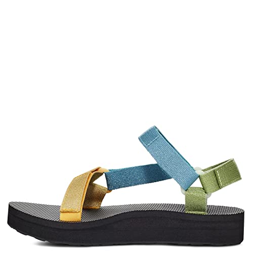 Teva Damen Midform Universal Sandale, Metallic Blue Multi, 40 EU von Teva