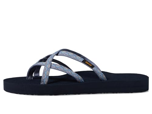 Teva Damen Olowahu Flipflop, Kaleidoscope Blissful Blue, 41 EU von Teva