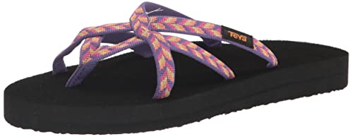 Teva Damen Olowahu Sandale, Retro Geometric Pink, 38 EU von Teva