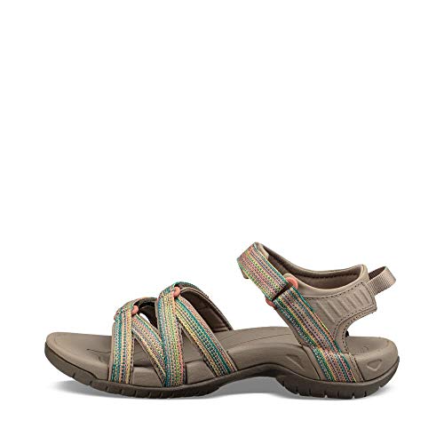 Teva Damen Tirra Womens Sport-& Outdoor Sandalen, Beige Taupe Multi, 40 EU von Teva