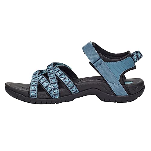 Teva Damen W Tirra Sandale, Stacks Blue Mirage, 37 EU von Teva