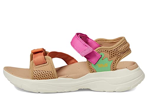 Teva Damen Zymic Sandale, Latte/Prism Multi, 38 EU von Teva