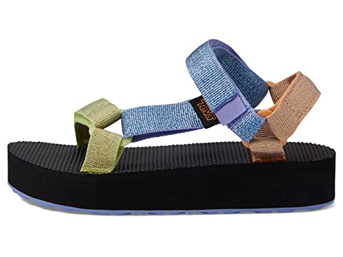 Teva Midform Universal-Sandalen für Mädchen Metallic, Lila Metallic Multi, 17.0 cm von Teva