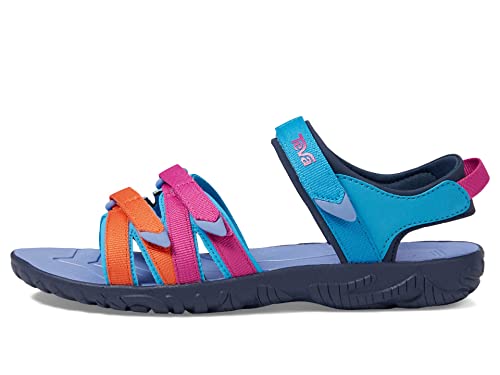 Teva Sandale und Riemen, Blau, Rosa, Mehrfarbig Sportsandale, 34 EU von Teva