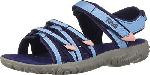 Teva Unisex-Kinder Tirra Kids Sandalen, Blau (Alaskan Blue Akbl), 28 EU von Teva