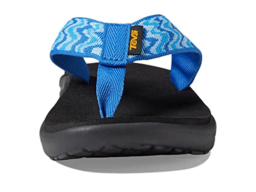 Teva Voya Flip Sandale, Schaltschichten Blau Multi, 37 EU von Teva