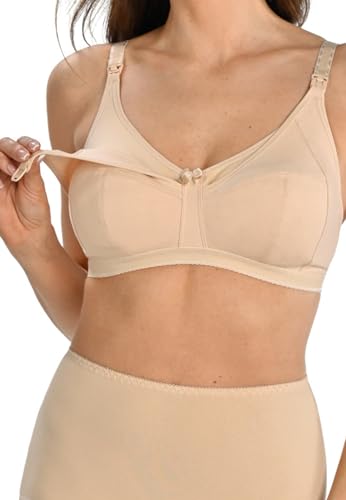 Teyli Damen Still BH - BH Ohne Bügel - Glatter BH Grosse Grössen Umstandskleidung - Still BH Große Brüste - Damen-BHS Stillen mit verstellbaren Trägern Teyli Damen Still BH - BH Ohne Bügel - Glatter BH Grosse Grössen Umstandskleidung - Still BH Große Brüste - Damen-BHS Stillen mit verstellbaren Trägern von Teyli