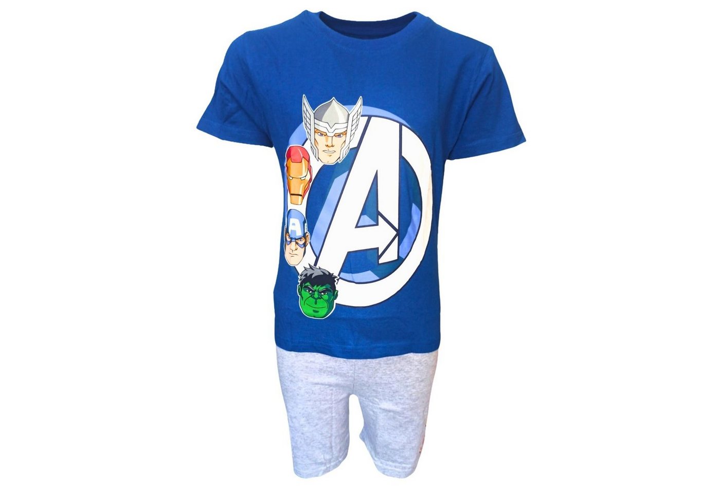 The AVENGERS Schlafanzug (2 tlg) Jungen Pyjama kurz - Shorty Gr. 104-134 cm von The AVENGERS